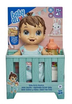 BABY ALIVE - POUPÉE BÉBÉ SAUTILLE, BOIT FAIT PIPI ET RIT